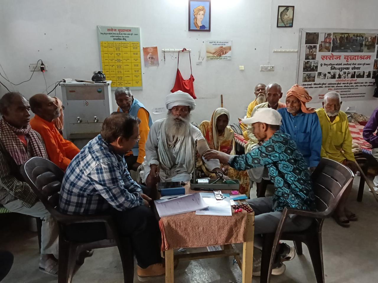 स्वास्थ्य सेवा के रंग में रंगा सरोज वृद्धाश्रम – 10 अप्रैल 2025 का सेवा सारांश